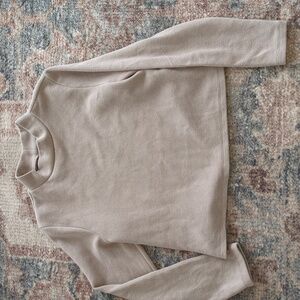 Mock Neck Cropped Shirt